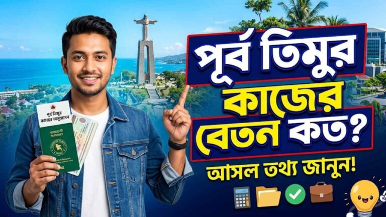 পূর্ব তিমুর কাজের বেতন