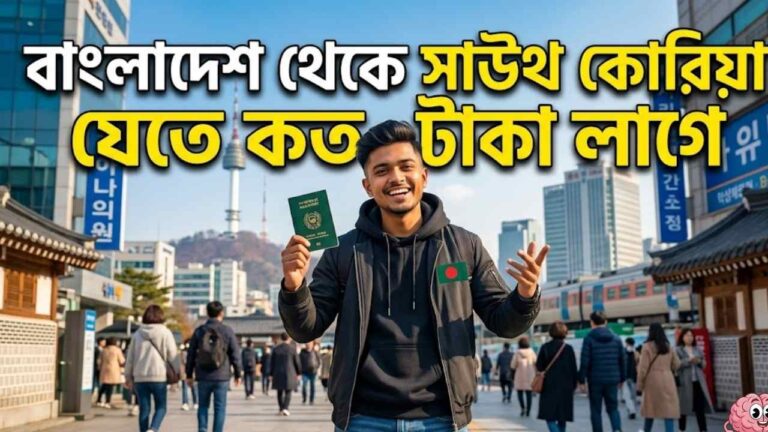 বাংলাদেশ থেকে সাউথ কোরিয়া যেতে কত টাকা লাগে