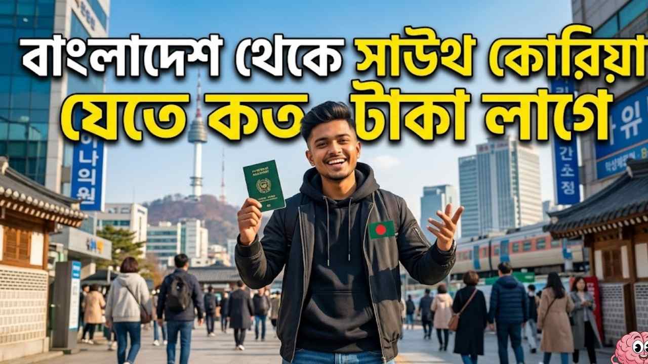 বাংলাদেশ থেকে সাউথ কোরিয়া যেতে কত টাকা লাগে ২০২৬ সম্পূর্ণ খরচ