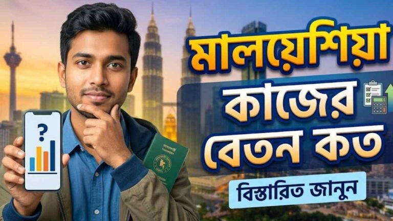 মালয়েশিয়া কাজের বেতন কত
